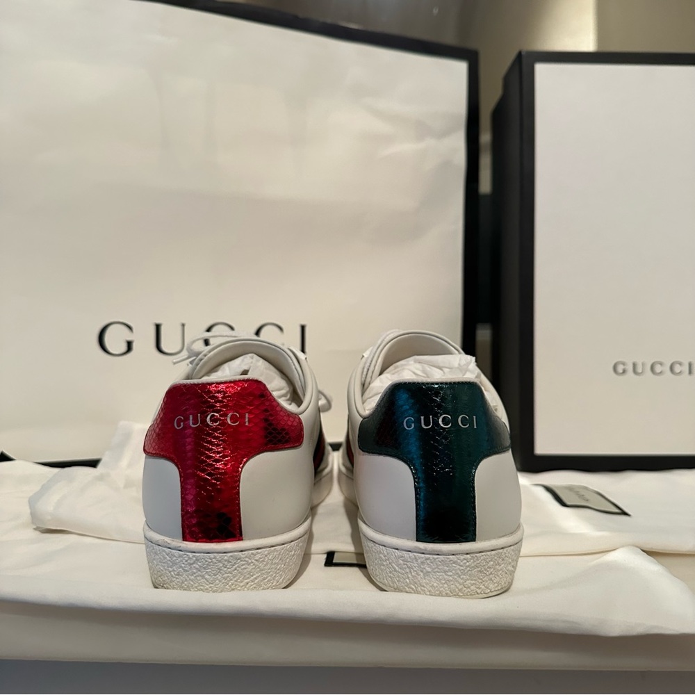 GUCCI WOMENS ACE SNEAKER - Picture 5 of 13